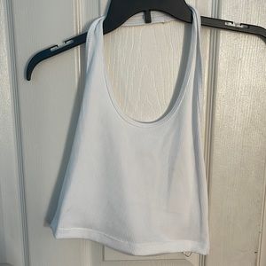 Halter crop top tank